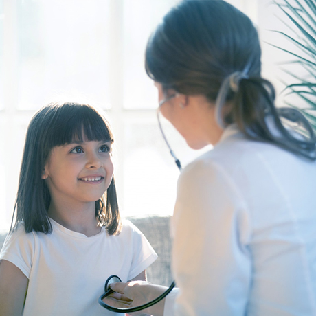 Doctor helping patient