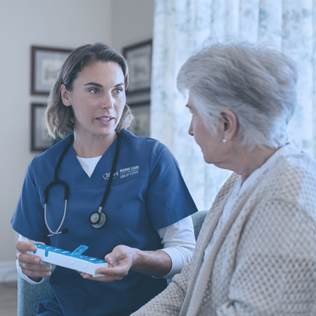 TGH Home Care Nurse with Patient